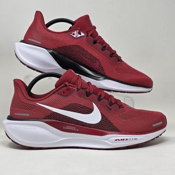 Nike Air Zoom Pegasus 41 Arizona Cardinals Running Shoe FZ5077-600 Men Sz 10 New - Picture 3 of 11